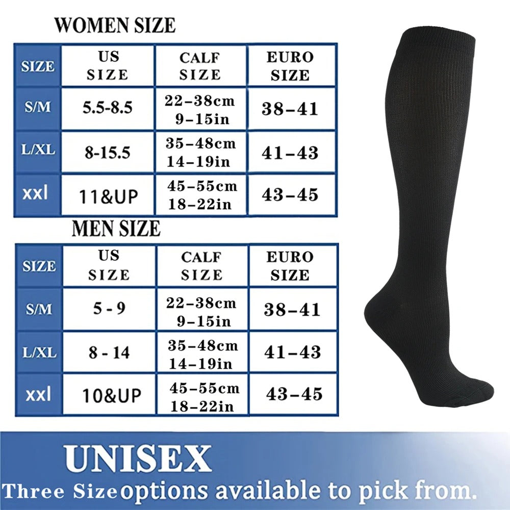 Orthopedic Compression Socks, Anti-Fatigue, Graduated Support, Circulation Aid