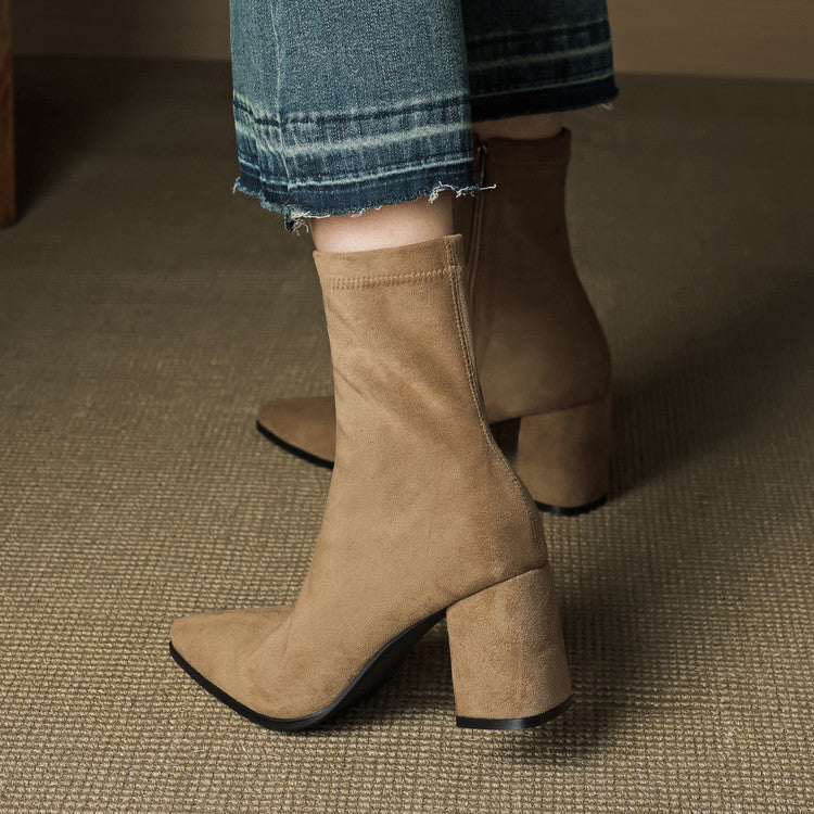 MarleyShoes™ | Suede Knee High Boots