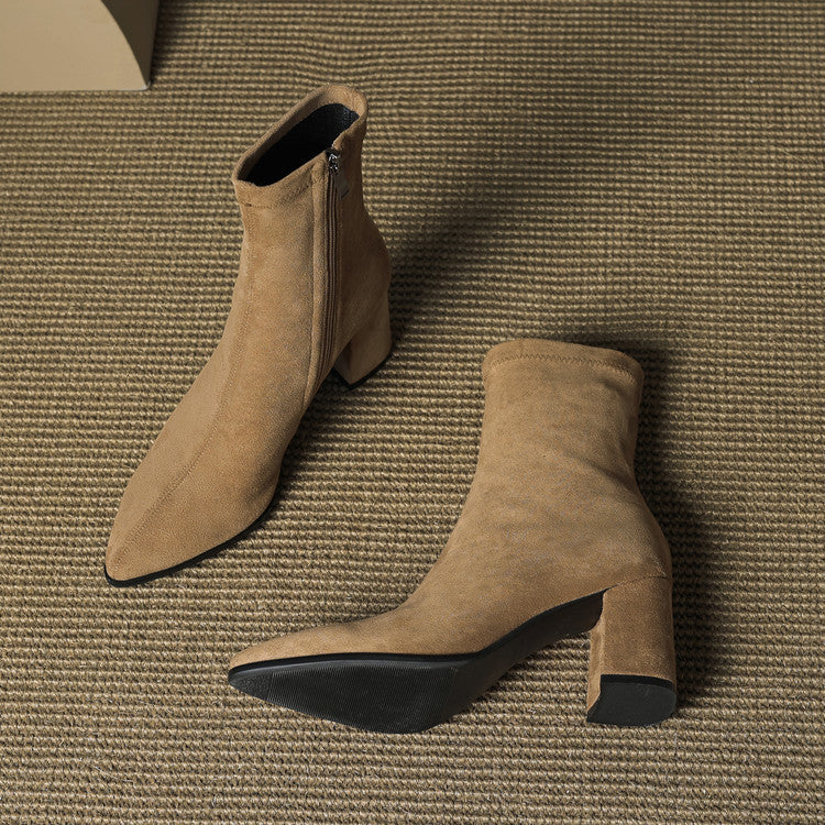 MarleyShoes™ | Suede Knee High Boots