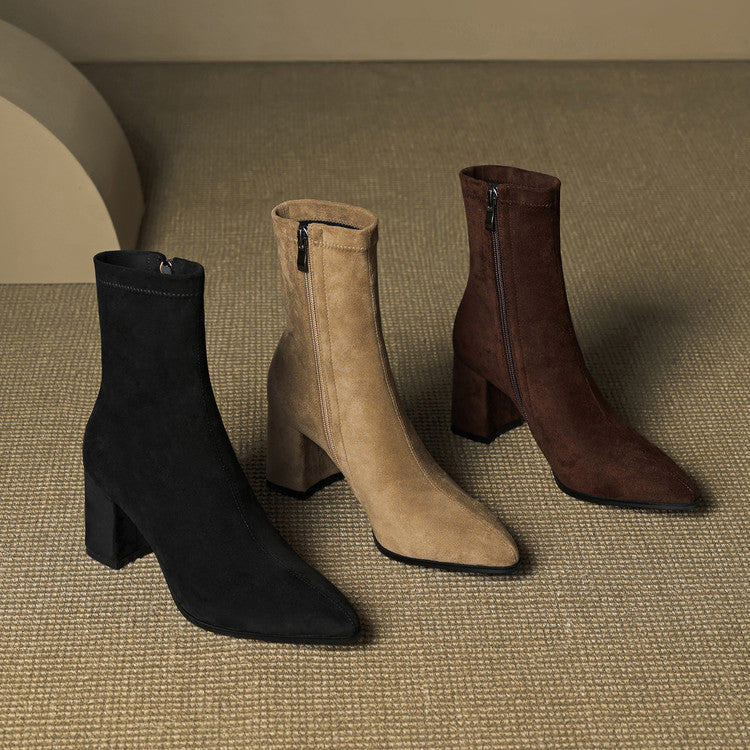 MarleyShoes™ | Suede Knee High Boots