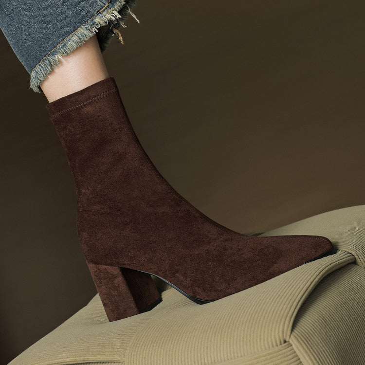 MarleyShoes™ | Suede Knee High Boots