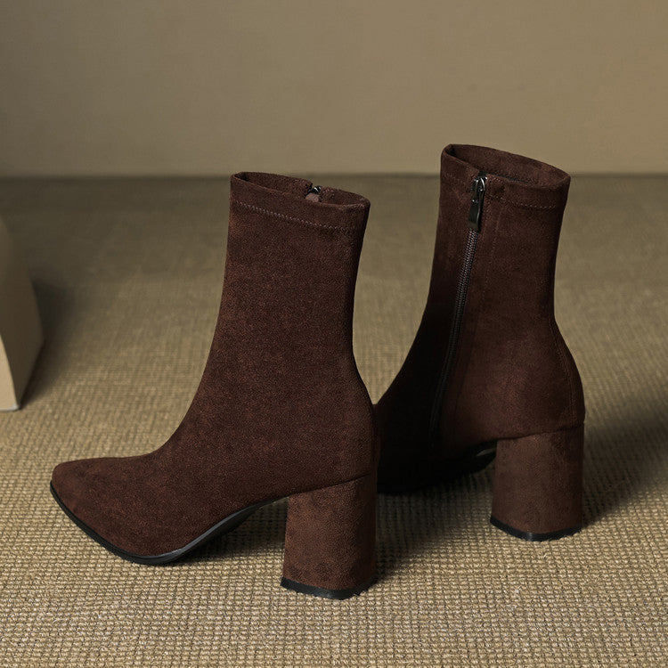MarleyShoes™ | Suede Knee High Boots