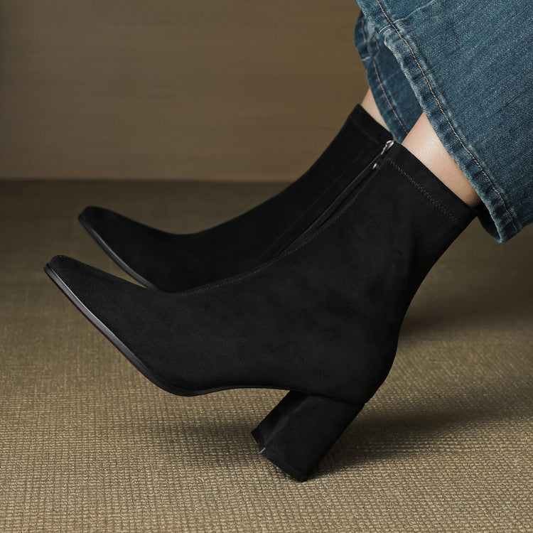 MarleyShoes™ | Suede Knee High Boots