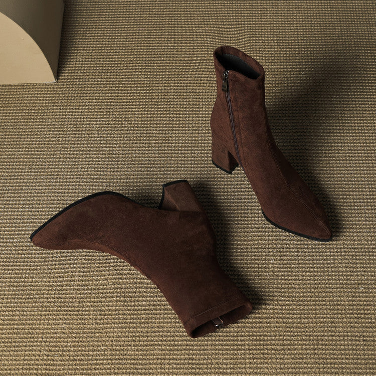 MarleyShoes™ | Suede Knee High Boots