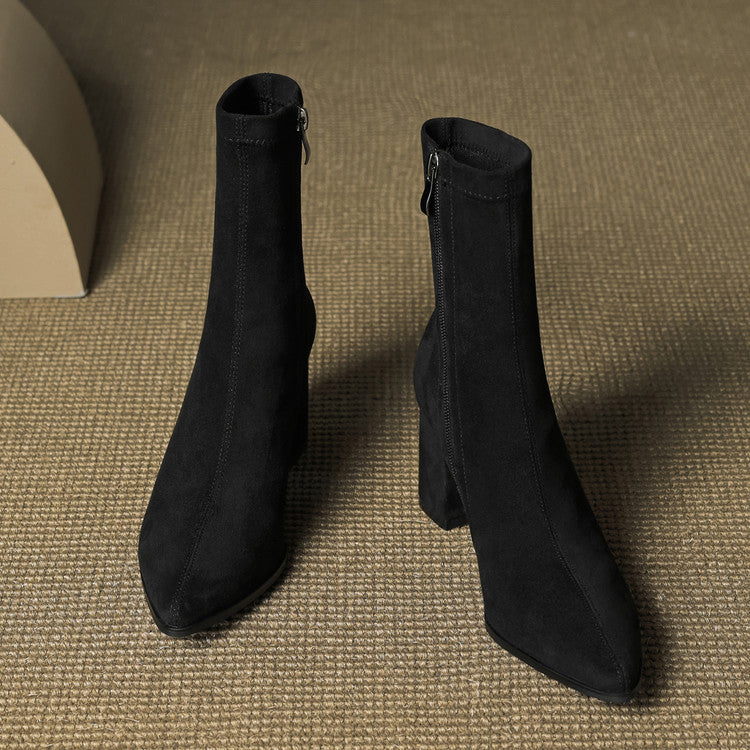 MarleyShoes™ | Suede Knee High Boots