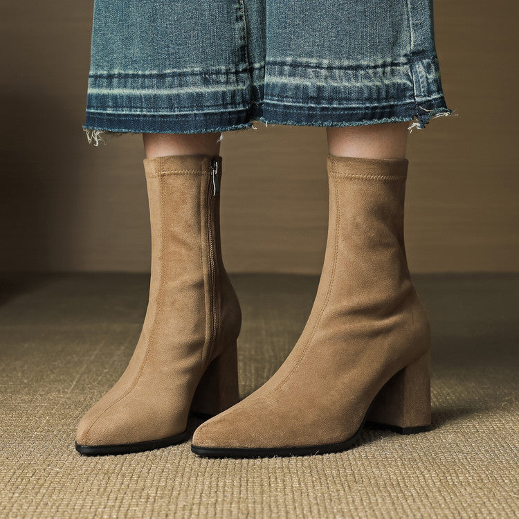 MarleyShoes™ | Suede Knee High Boots