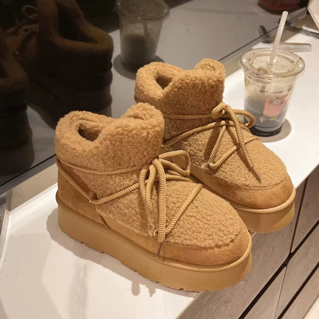 Marley Shoes™ | Fleece Cozy Short Boot - Winter Edition