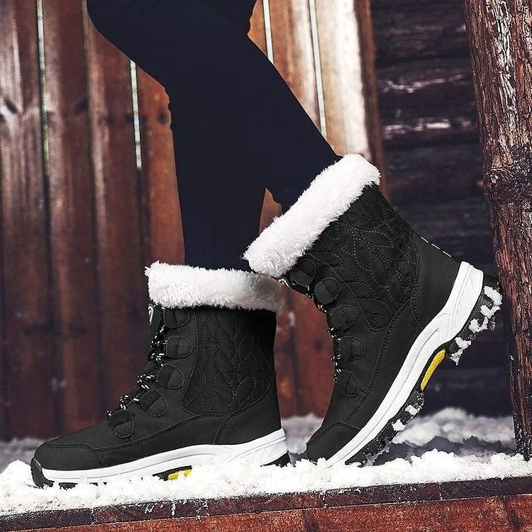 Marley Shoes™ | Women's Mid Calf Waterproof Snow Boots
