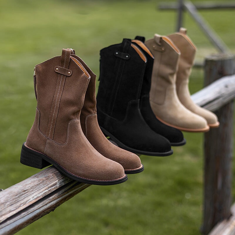 MarleyShoes™ | Leather Knee High Boots