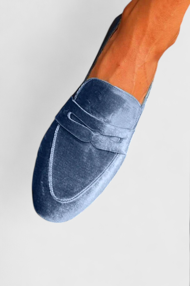 Marley Shoes - Navy Loafers