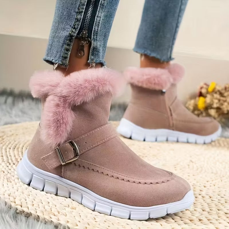 Marley Shoes™ | Women's Side Zipper Snow Boots