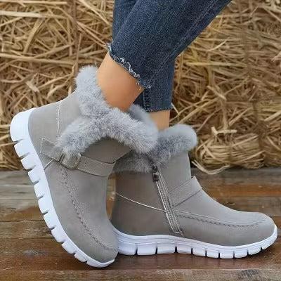 Marley Shoes™ | Women's Side Zipper Snow Boots