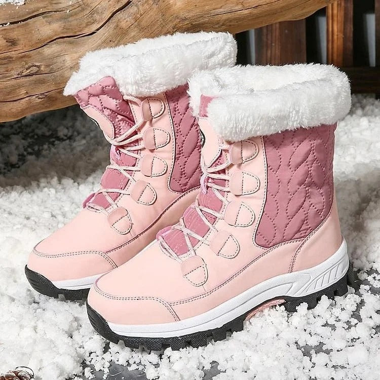 Marley Shoes™ | Women's Mid Calf Waterproof Snow Boots