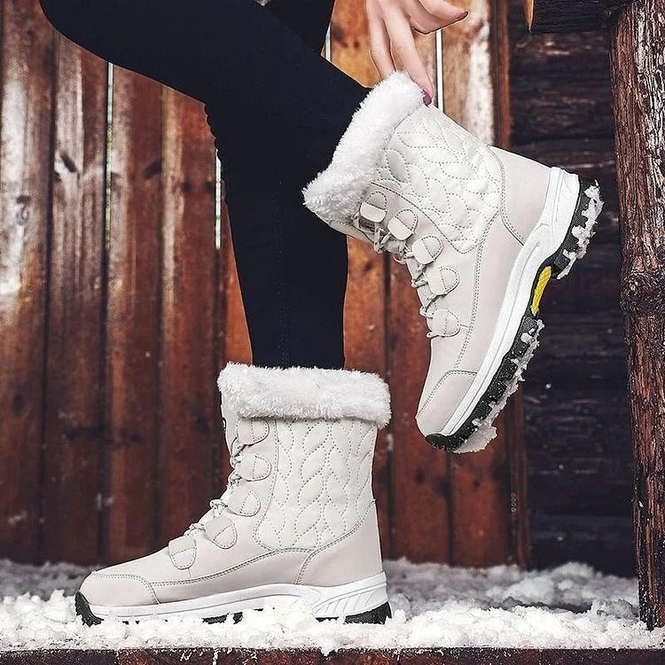 Marley Shoes™ | Women's Mid Calf Waterproof Snow Boots