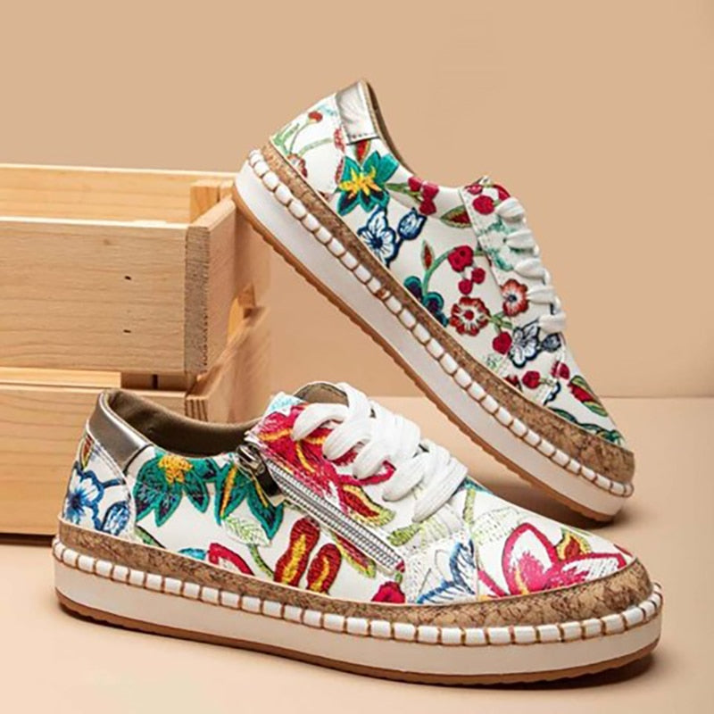 MarleyShoes™ | Orthopedic Flower Women's Shoes