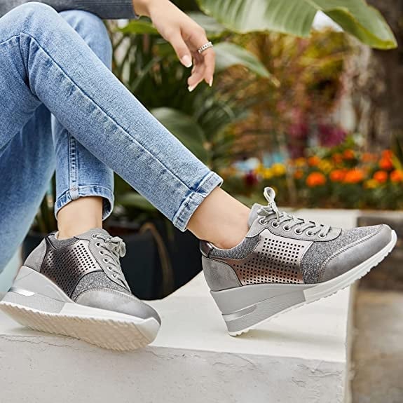 MarleyShoes™| High Wedge Sneakers