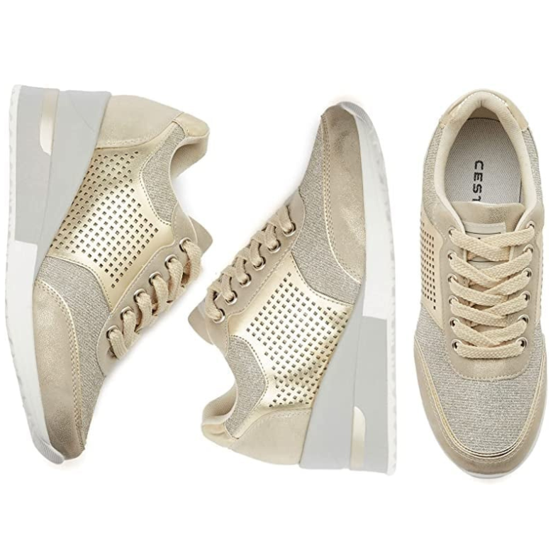 MarleyShoes™| High Wedge Sneakers