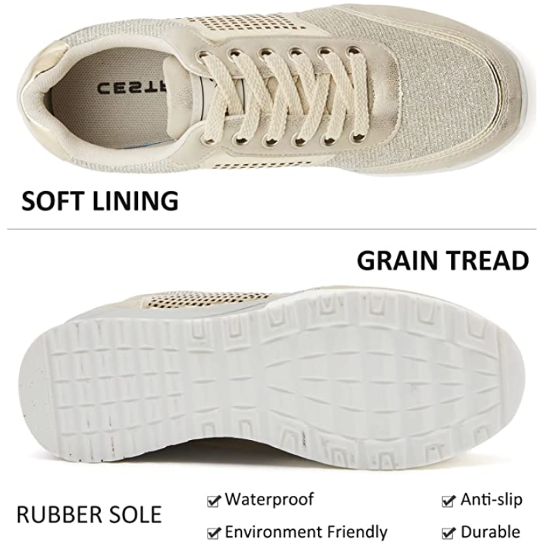 MarleyShoes™| High Wedge Sneakers