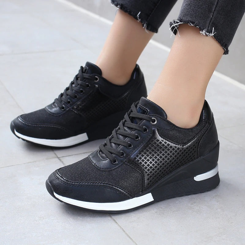 MarleyShoes™| High Wedge Sneakers