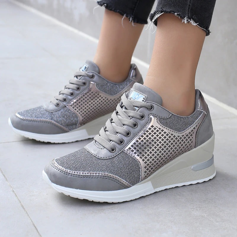 MarleyShoes™| High Wedge Sneakers