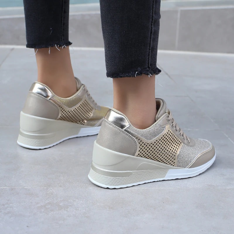 MarleyShoes™| High Wedge Sneakers